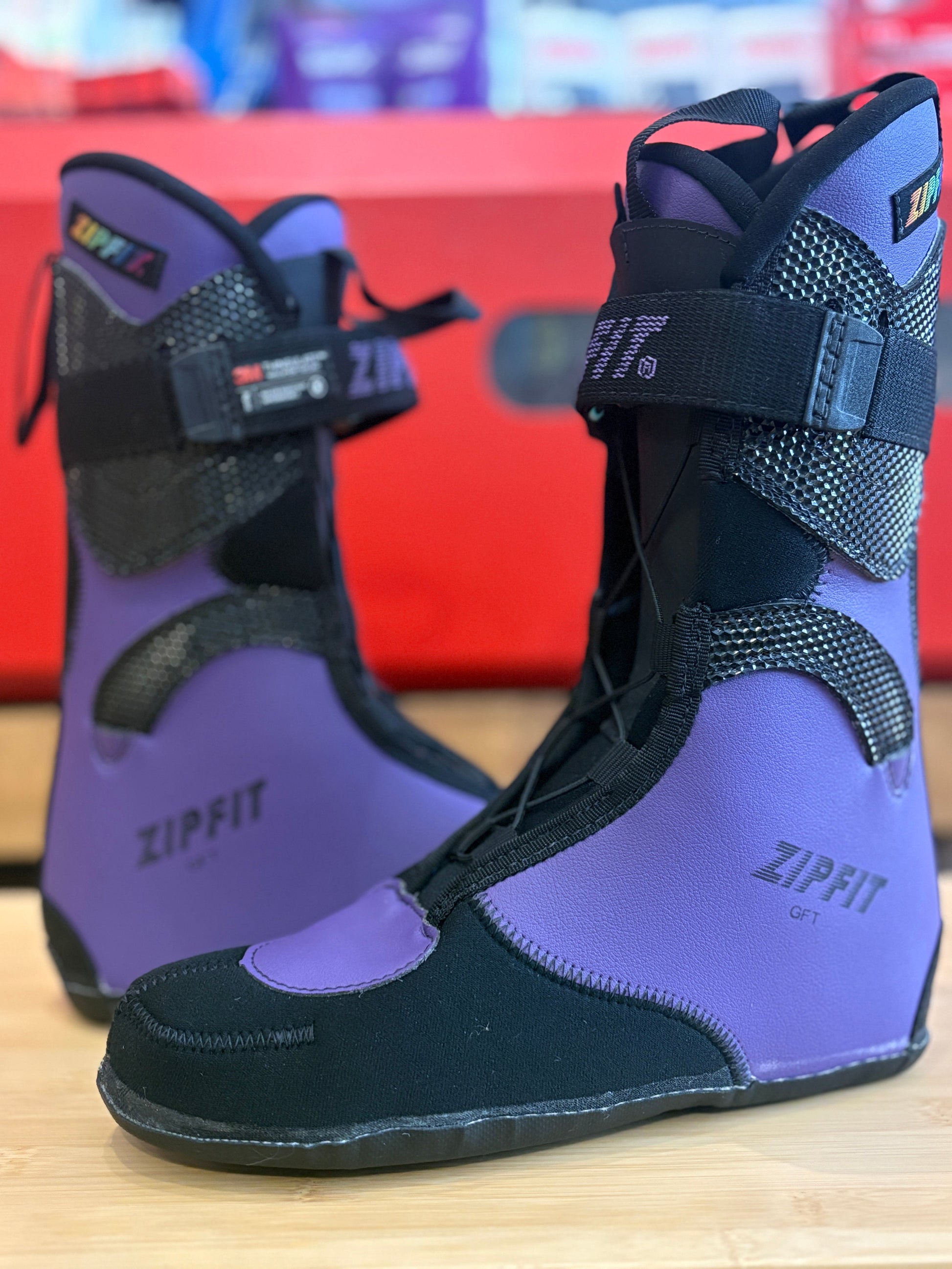 Pair of ski boot ZipFit liners in GFT
